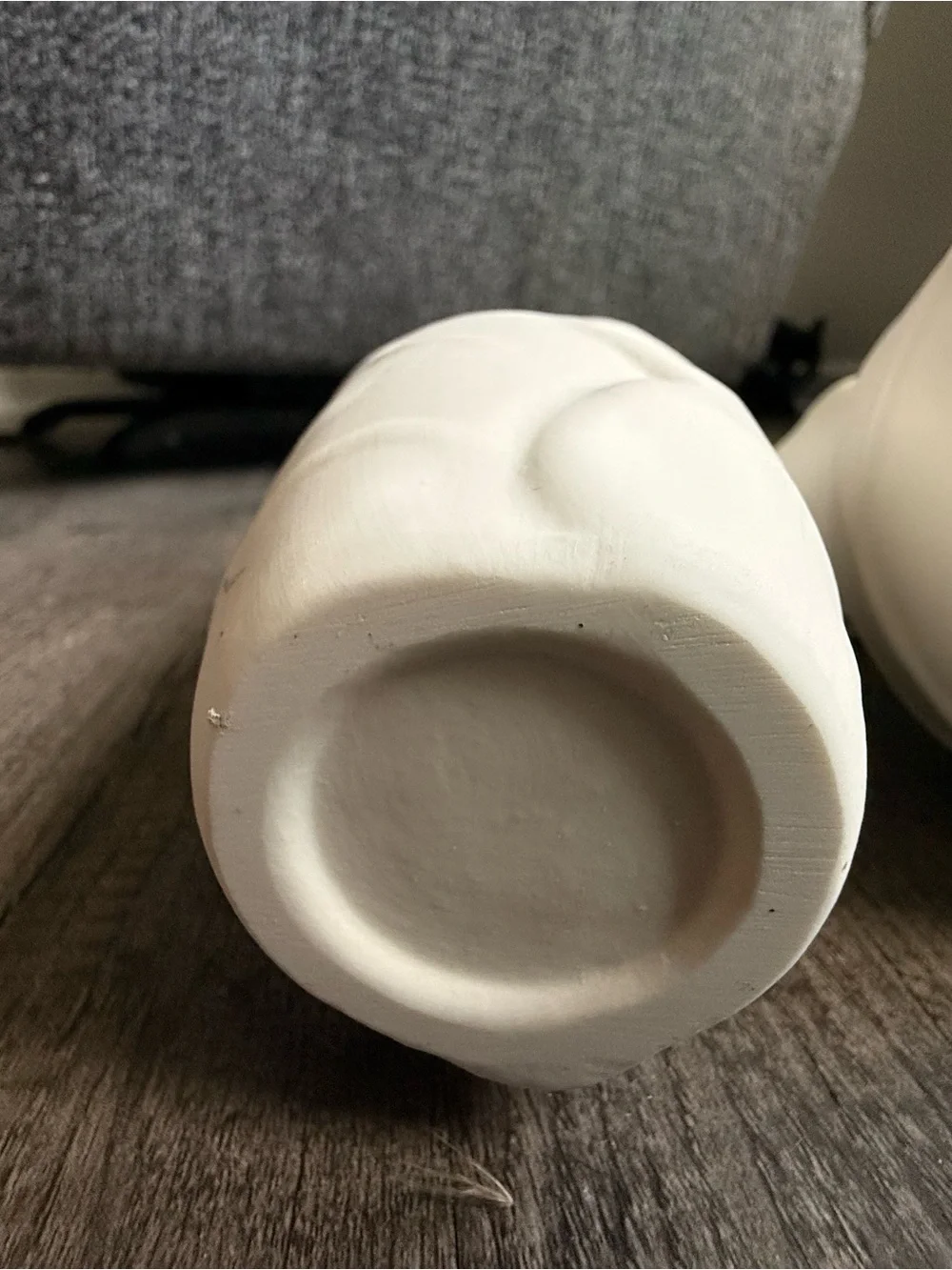 Neutral White Ceramic Leaf Vase Set of 3 - Home Accents